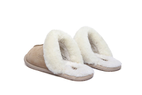 Australian Shepherd® Women And Men UGG Slippers Australia Premium Sheepskin Rosa Scuff