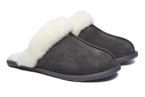 Australian Shepherd® Women And Men UGG Slippers Australia Premium Sheepskin Rosa Scuff