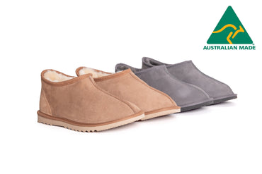 Slippers - AS Australian Made Double-face Sheepskin Mens UGG Slipper