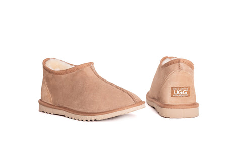 Slippers - AS Australian Made Double-face Sheepskin Mens UGG Slipper
