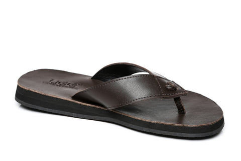 Slippers - AS Murphy Unisex Leather Slides Thong