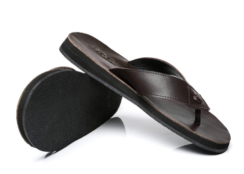 Slippers - AS Murphy Unisex Leather Slides Thong