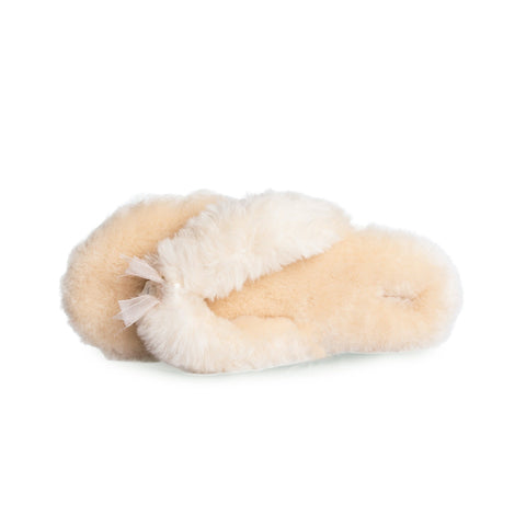 Australian Shepherd® UGG Cinderella Women Fluffy Slides Thongs