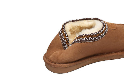 UGG Slippers - AS Unisex Ankle Slipper Venus Twin-Face Sheepskin Home Slippers