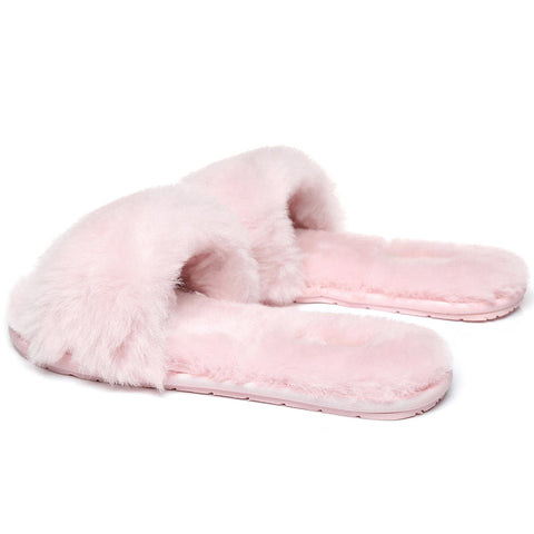 TARRAMARRA® Women Nala Fashion Sheepskin Fluffy Slides
