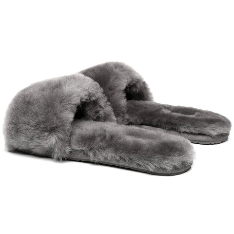 TARRAMARRA® Women Nala Fashion Sheepskin Fluffy Slides