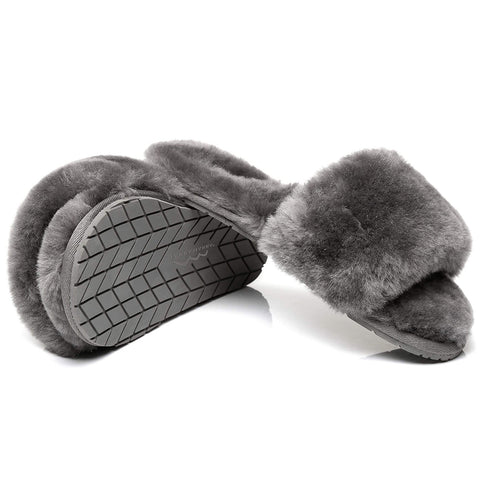 TARRAMARRA® Women Nala Fashion Sheepskin Fluffy Slides