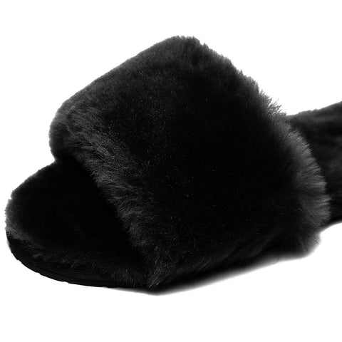 TARRAMARRA® Women Nala Fashion Sheepskin Fluffy Slides