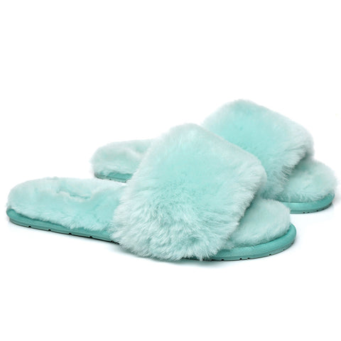 TARRAMARRA® Women Nala Fashion Sheepskin Fluffy Slides