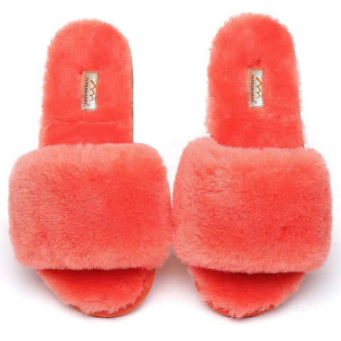 TARRAMARRA® Women Nala Fashion Sheepskin Fluffy Slides