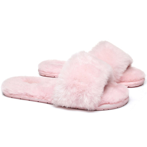 TARRAMARRA® Women Nala Fashion Sheepskin Fluffy Slides