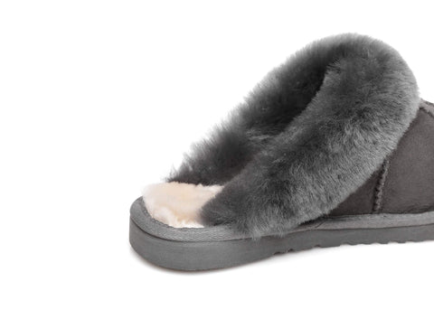 Slippers - TA Robert Women Sheepskin Slippers Double Faced Sheepskin