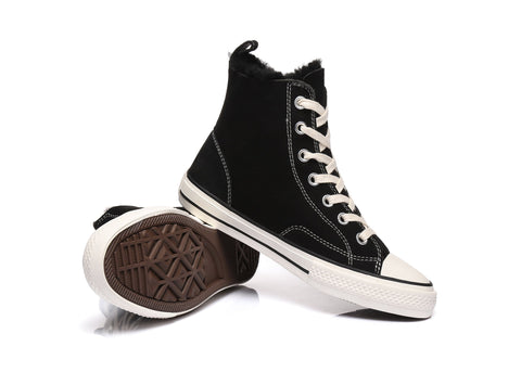 Sneaker - TA Viola High Top Women Sneakers Sheepskin Lining