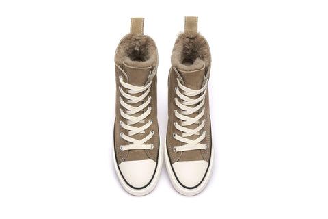 Sneaker - TA Viola High Top Women Sneakers Sheepskin Lining