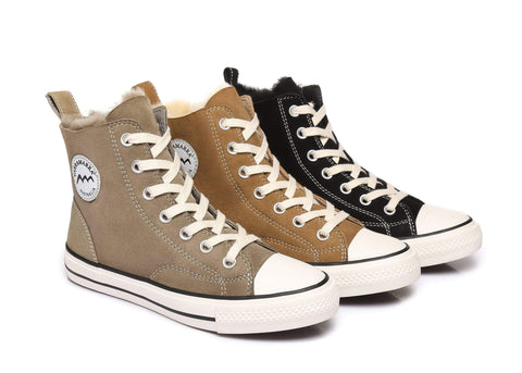 Sneaker - TA Viola High Top Women Sneakers Sheepskin Lining