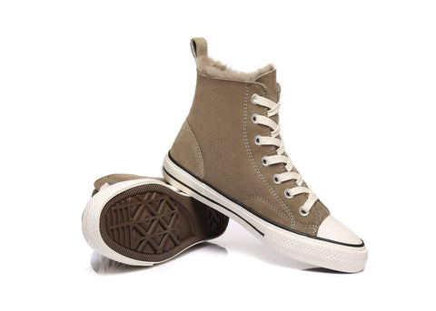 Sneaker - TA Viola High Top Women Sneakers Sheepskin Lining