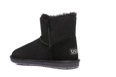Australian Shepherd® UGG Boots Australia Premium Double Face Sheepskin Mini Button,Water Resistant