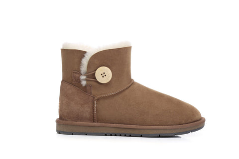 Australian Shepherd® UGG Boots Australia Premium Double Face Sheepskin Mini Button,Water Resistant