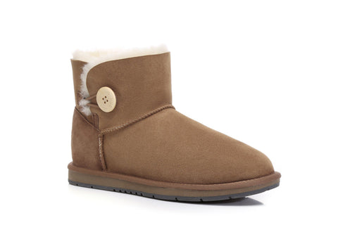 Australian Shepherd® UGG Boots Australia Premium Double Face Sheepskin Mini Button,Water Resistant