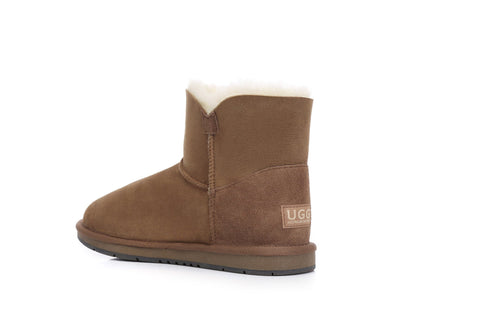 Australian Shepherd® UGG Boots Australia Premium Double Face Sheepskin Mini Button,Water Resistant