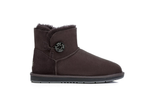 Australian Shepherd® UGG Boots Australia Premium Double Face Sheepskin Mini Button,Water Resistant