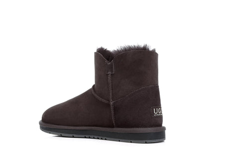 Australian Shepherd® UGG Boots Australia Premium Double Face Sheepskin Mini Button,Water Resistant