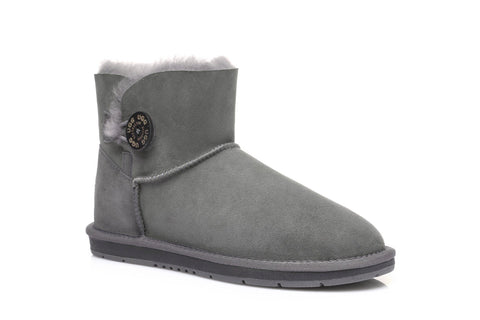 Australian Shepherd® UGG Boots Australia Premium Double Face Sheepskin Mini Button,Water Resistant