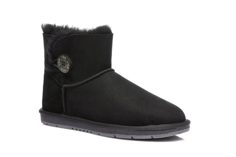Australian Shepherd® UGG Boots Australia Premium Double Face Sheepskin Mini Button,Water Resistant