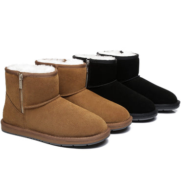 Australian Shepherd® Mini Ugg Boots with Side Zipper
