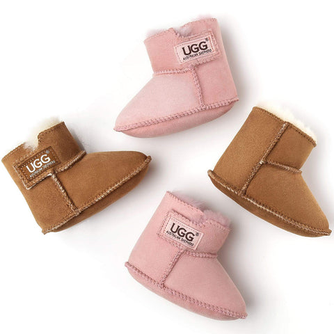 Australian Shepherd® UGG Cradle Erin Australian Sheepskin Baby Booties