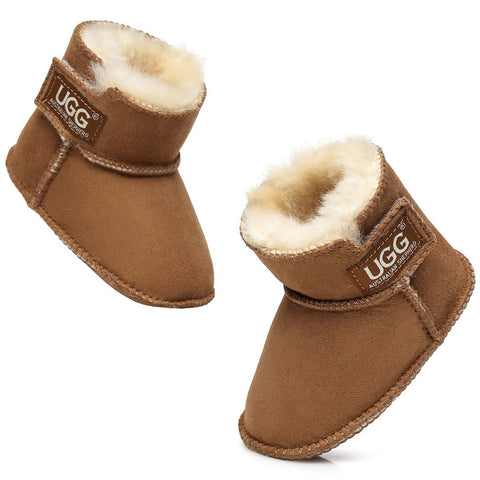 Australian Shepherd® UGG Cradle Erin Australian Sheepskin Baby Booties