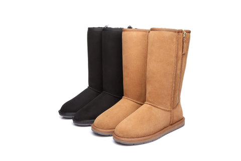 Australian Shepherd® UGG Boots Australia Premium Double Face Sheepskin Tall Side Zip