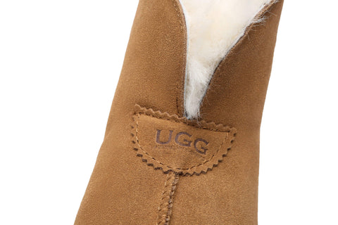 UGG Boots - AS UGG Parker Unisex Ankle Premium Double-face Sheepskin Home Water-resistant Slipper