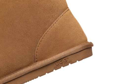 UGG Boots - AS UGG Parker Unisex Ankle Premium Double-face Sheepskin Home Water-resistant Slipper