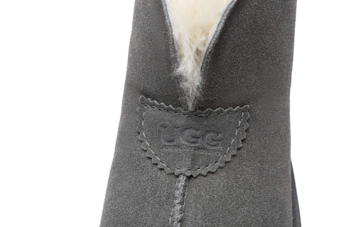 UGG Boots - AS UGG Parker Unisex Ankle Premium Double-face Sheepskin Home Water-resistant Slipper