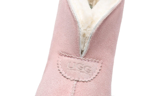 UGG Boots - AS UGG Parker Unisex Ankle Premium Double-face Sheepskin Home Water-resistant Slipper