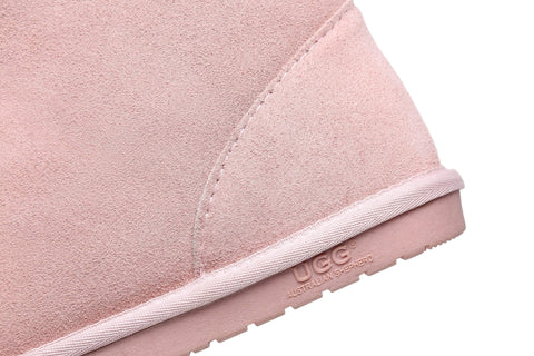 UGG Boots - AS UGG Parker Unisex Ankle Premium Double-face Sheepskin Home Water-resistant Slipper