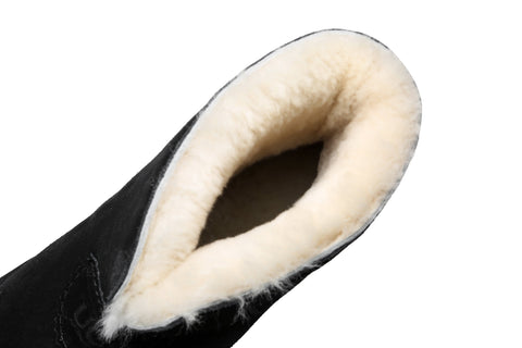 UGG Boots - AS UGG Parker Unisex Ankle Premium Double-face Sheepskin Home Water-resistant Slipper