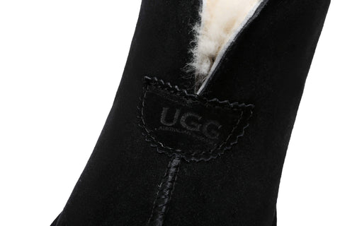 UGG Boots - AS UGG Parker Unisex Ankle Premium Double-face Sheepskin Home Water-resistant Slipper