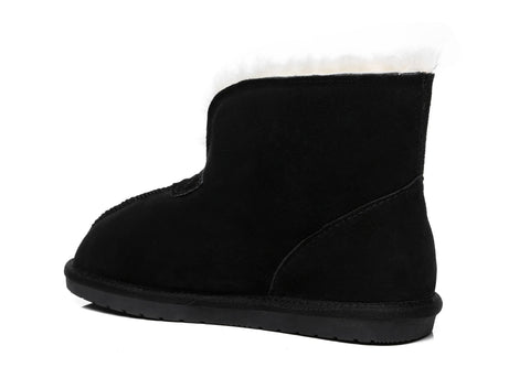 UGG Boots - AS UGG Parker Unisex Ankle Premium Double-face Sheepskin Home Water-resistant Slipper