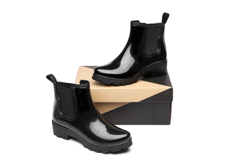 Australian Shepherd® UGG Rain Boots Vivily, Women Gumboots Australian Sheepskin Insole