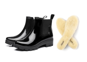 Australian Shepherd® UGG Rain Boots Vivily, Women Gumboots Australian Sheepskin Insole