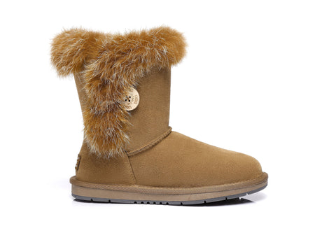 Australian Shepherd®  UGG Short Button Boots Donna