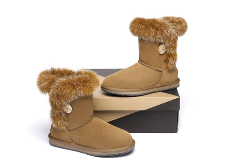 Australian Shepherd®  UGG Short Button Boots Donna