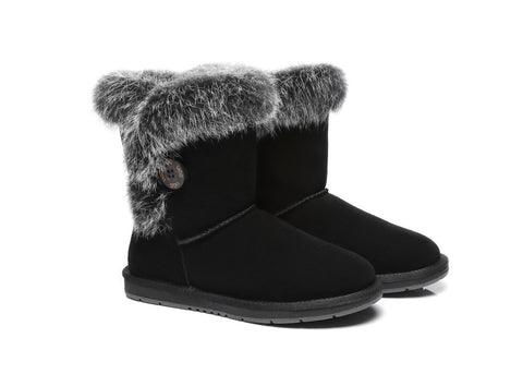 Australian Shepherd®  UGG Short Button Boots Donna
