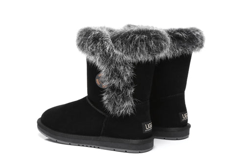 Australian Shepherd®  UGG Short Button Boots Donna