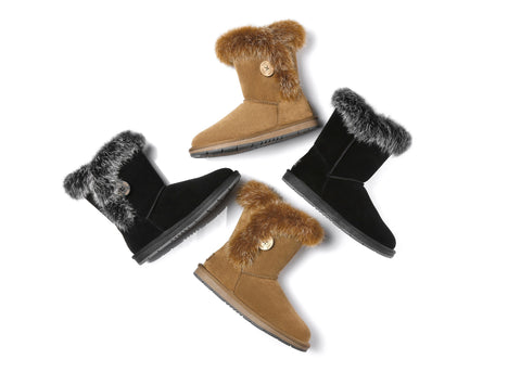 Australian Shepherd®  UGG Short Button Boots Donna