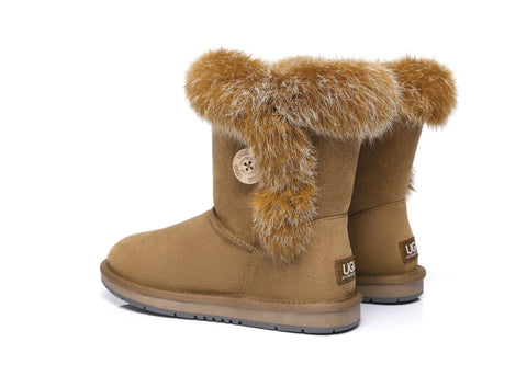 Australian Shepherd®  UGG Short Button Boots Donna