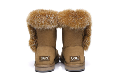 Australian Shepherd®  UGG Short Button Boots Donna