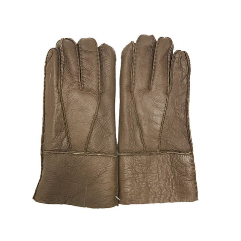 UGG Stitching Gloves With Full Grain Leather